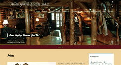 Desktop Screenshot of allensparklodgebnb.com